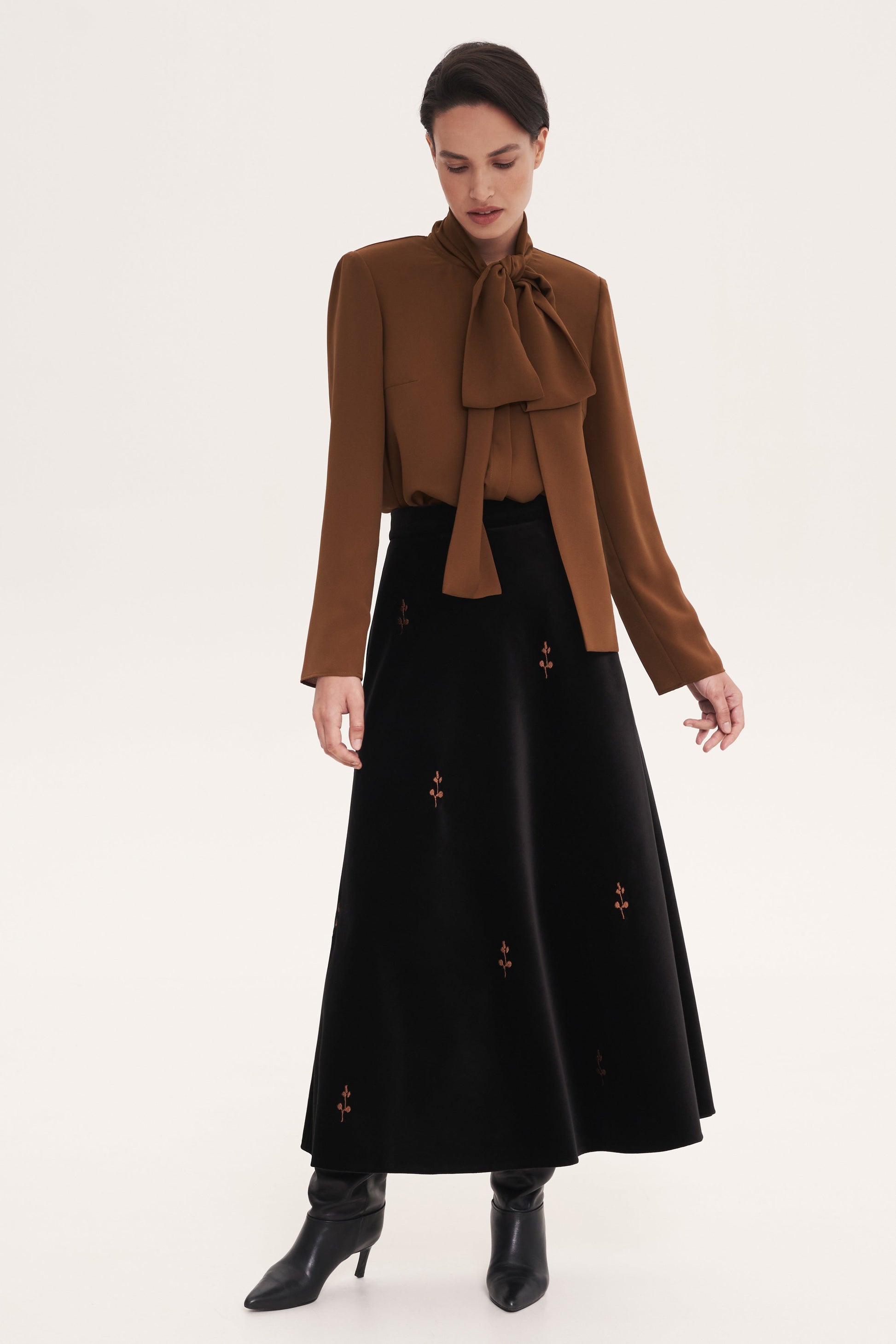 Brown Blouse