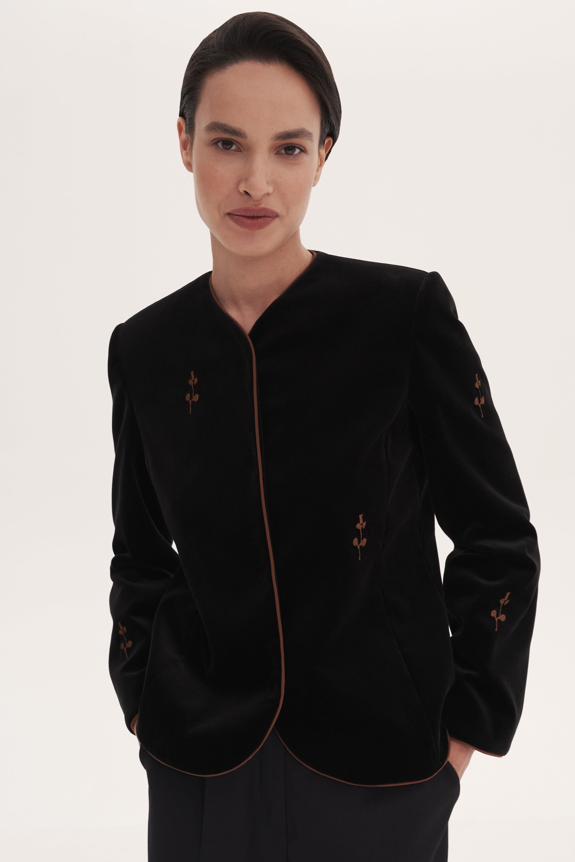 Black “Rose” Jacket
