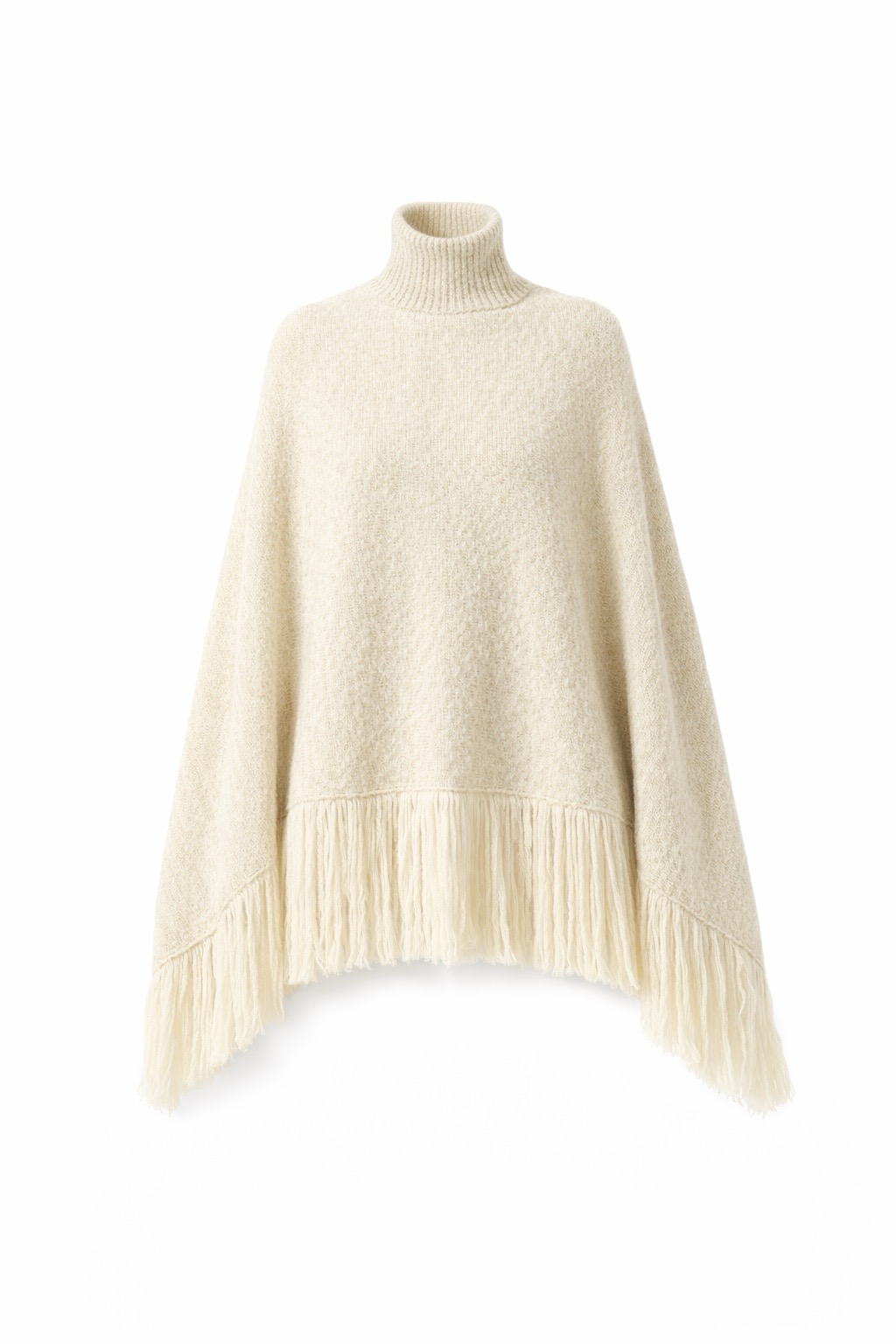 Poncho “Milk Blush”