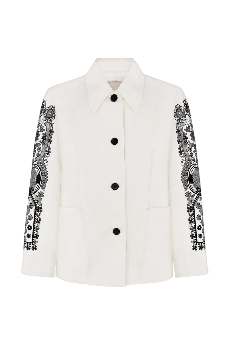 JACKET WITH ORNAMENT