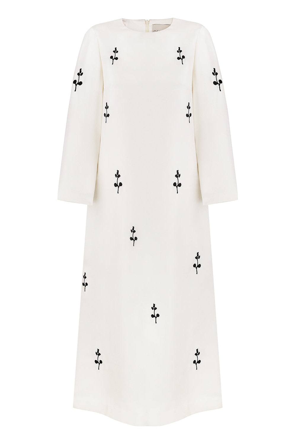 IVORY DRESS WITH ORNAMENT