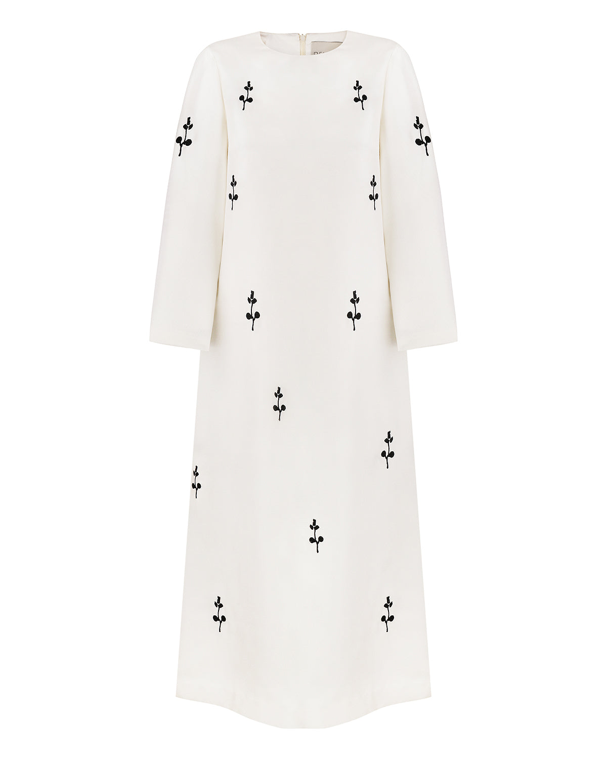 IVORY DRESS WITH ORNAMENT