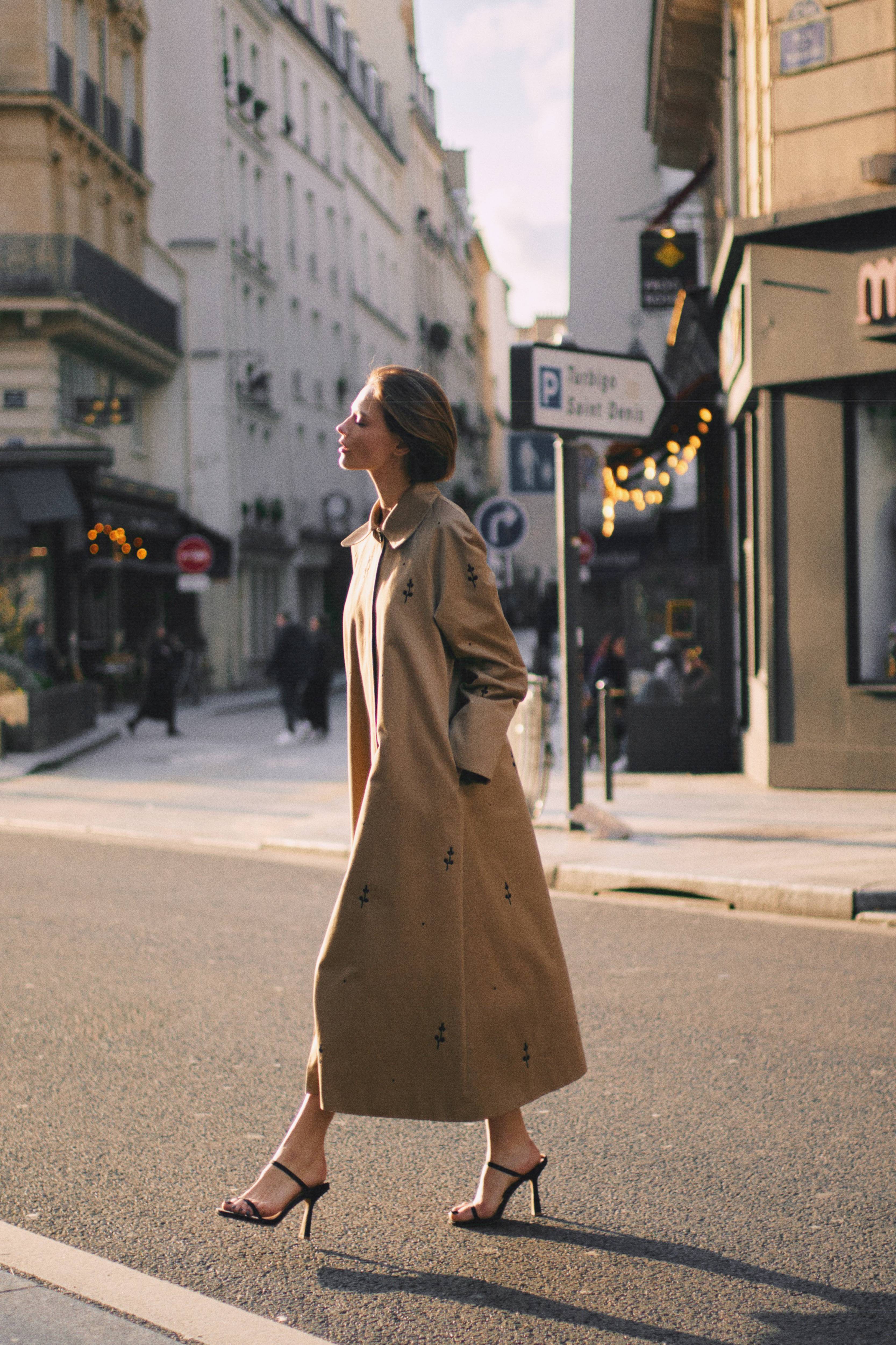 Beige Trench Coat
