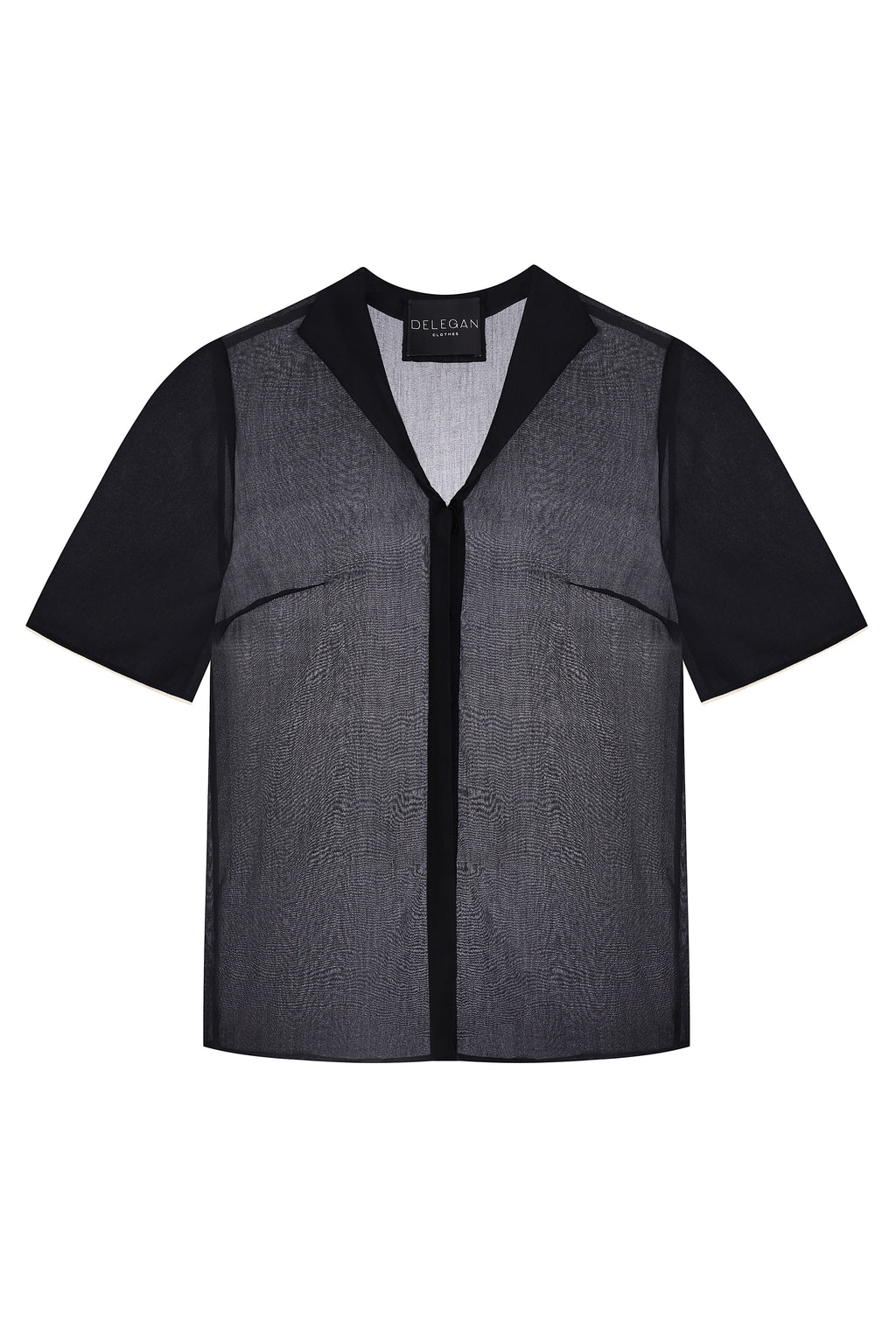 SHIRT WITH WHITE EDGING