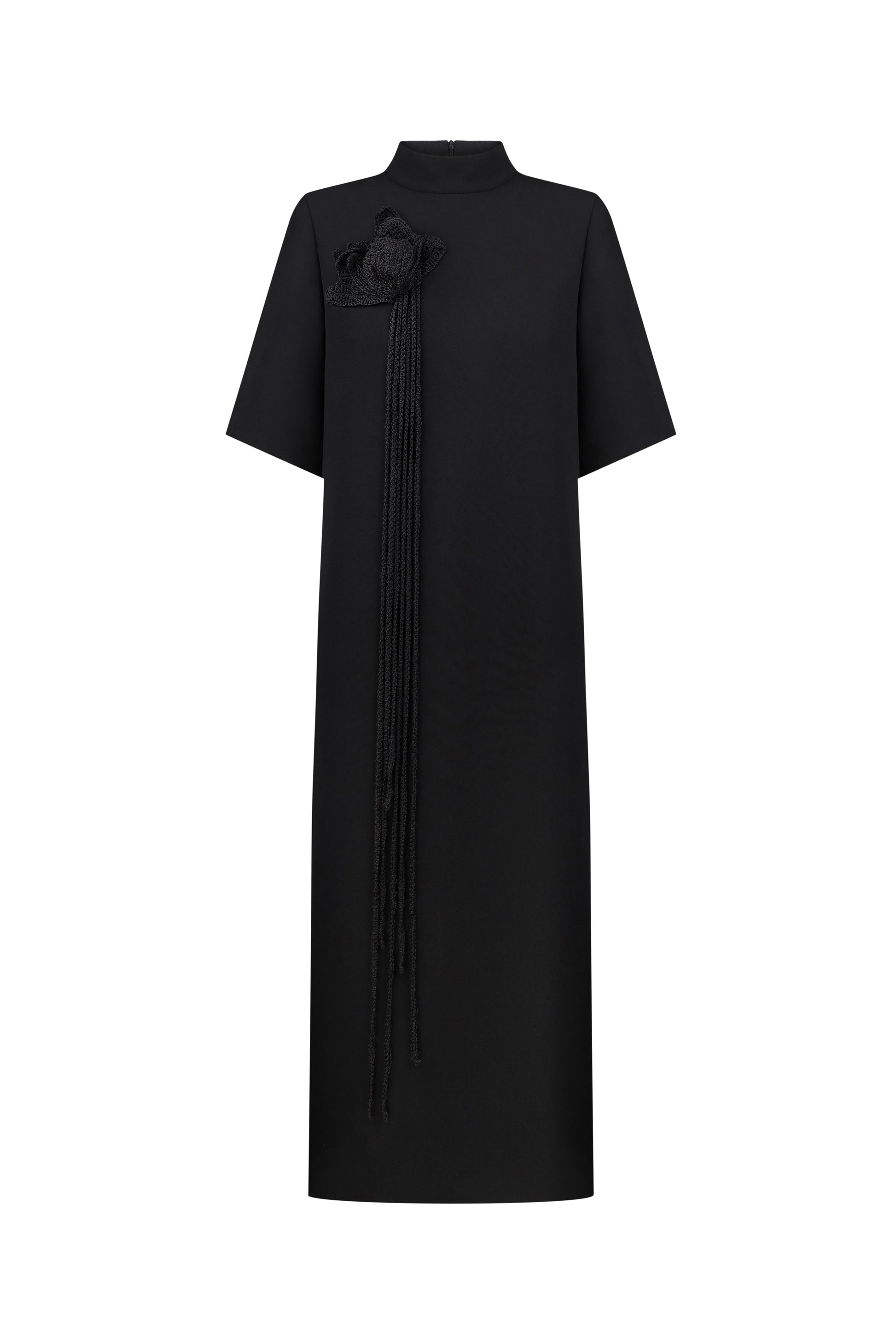 DRESS "NOIR FLOWER"