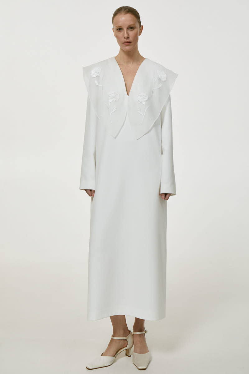 Milk dress “Bluedottle”