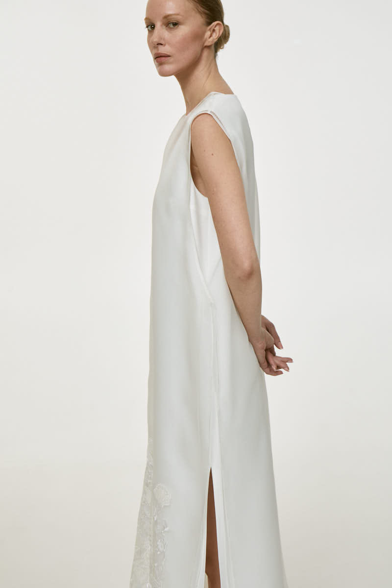 Naked milk dress