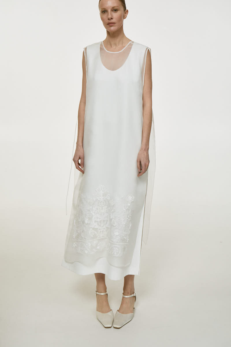 Naked milk dress