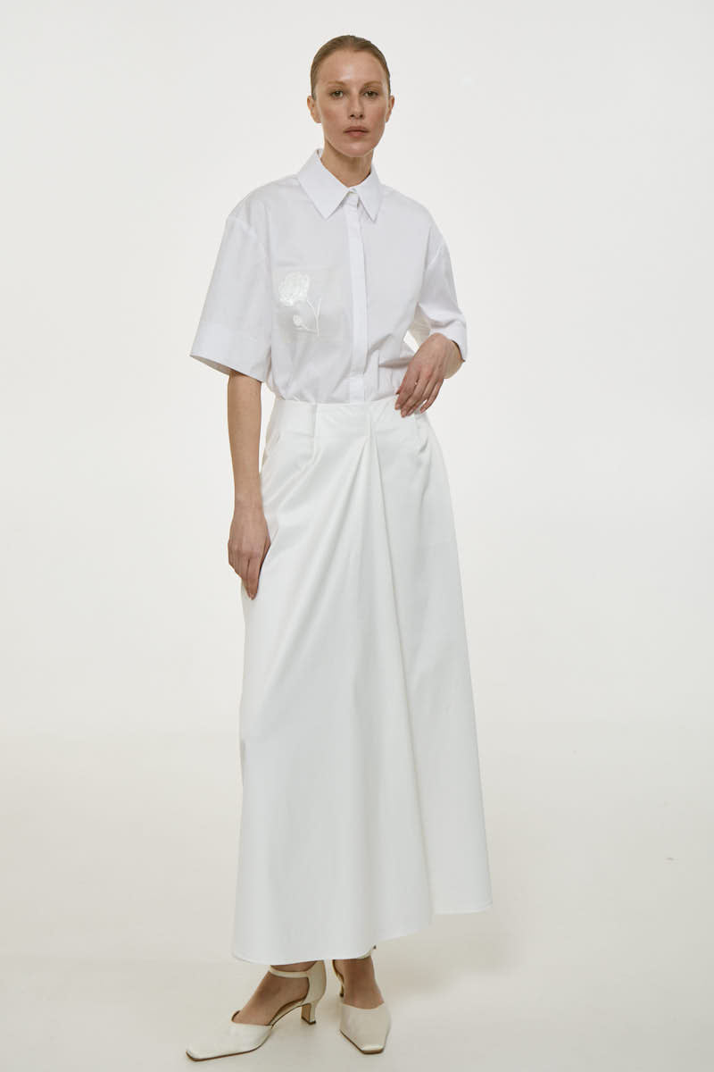 White skirt