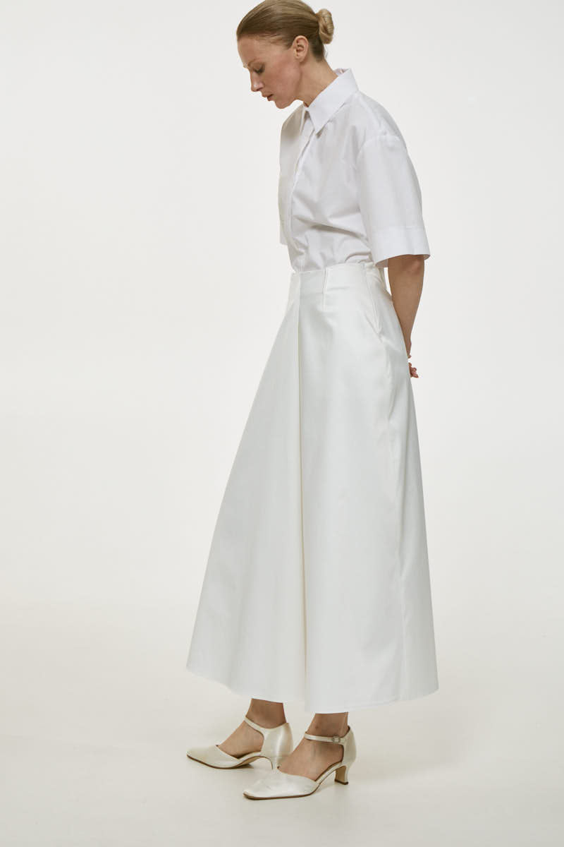 White skirt