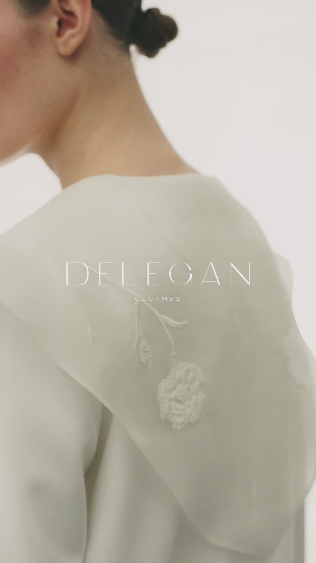 Milk dress “Bluebottle”